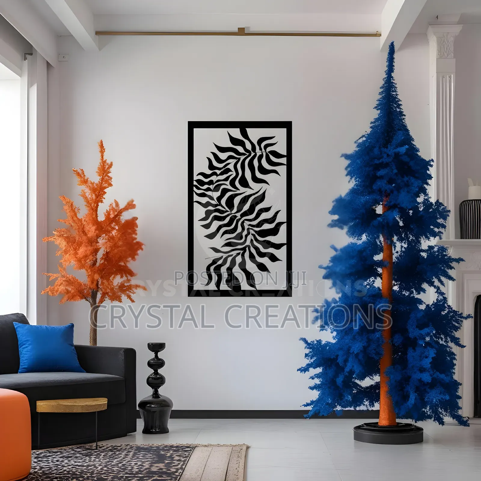 Organic Flow Tide of Illusions – Metal Wall Art