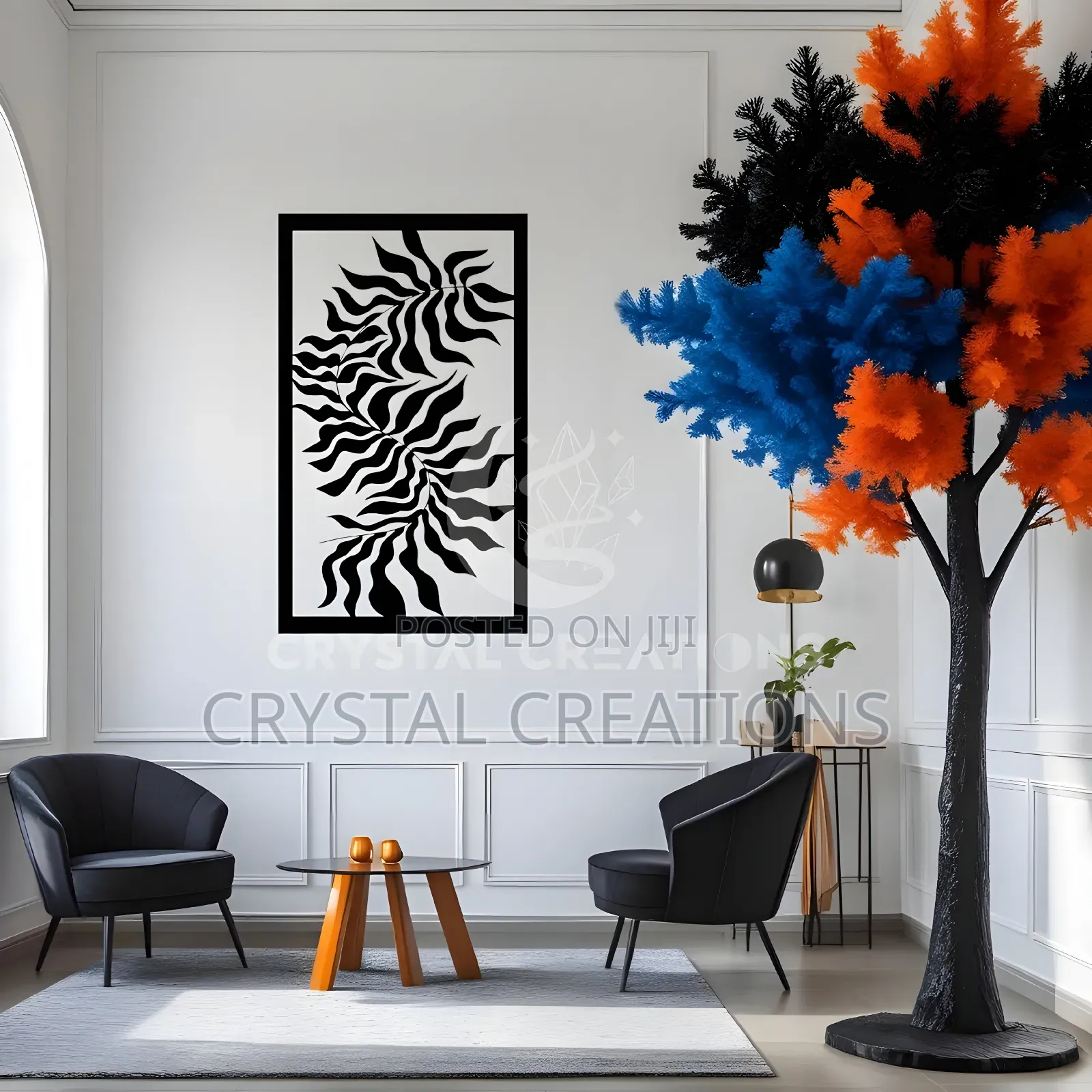 Organic Flow Tide of Illusions – Metal Wall Art