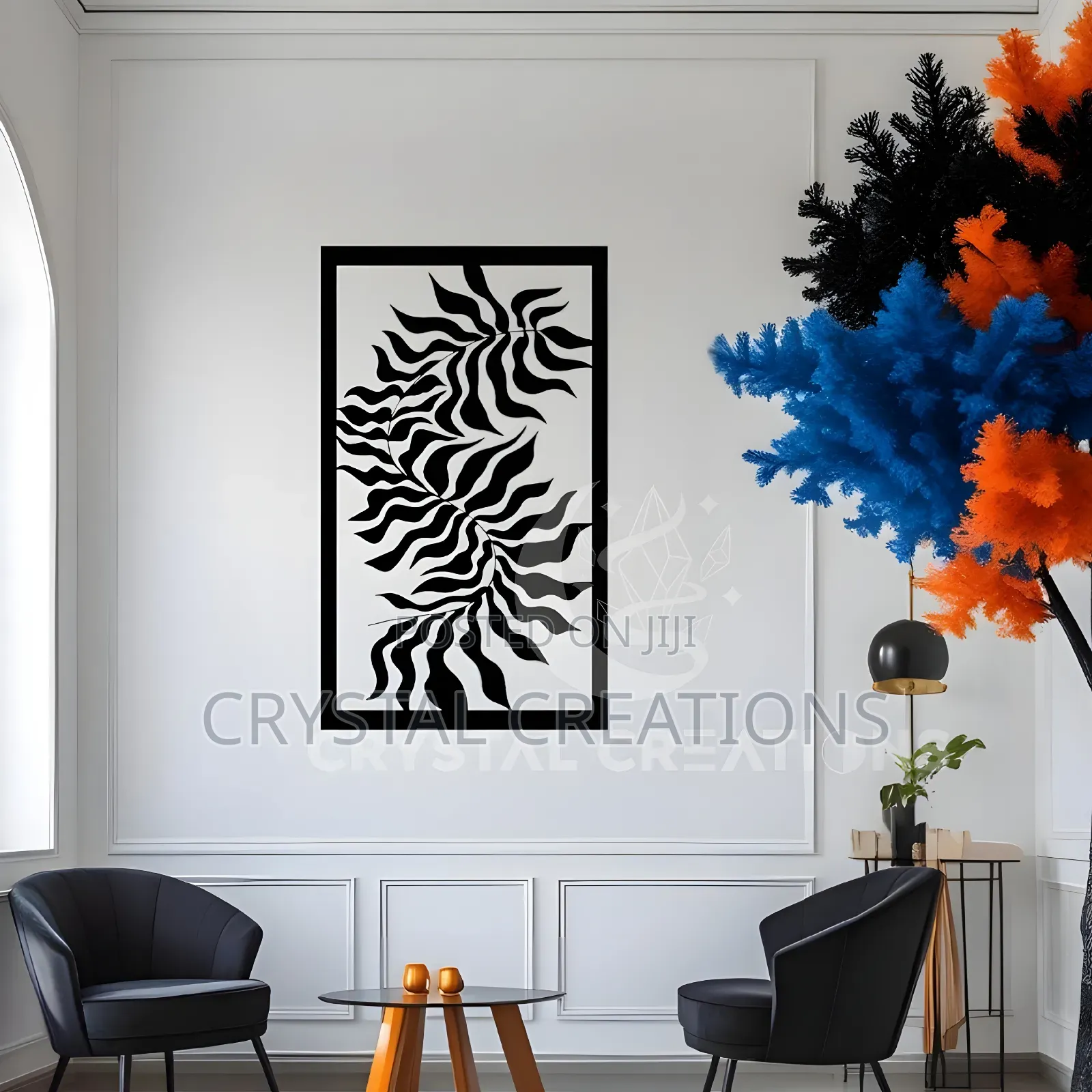 Organic Flow Tide of Illusions – Metal Wall Art