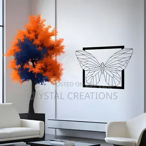 Butterfly Geometry Wings of Grace – Metal Wall Art