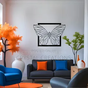 Butterfly Geometry Wings of Grace – Metal Wall Art