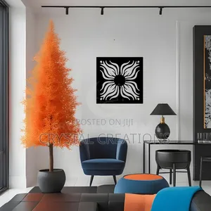 Solar Bloom Radiant Pulse – Metal Wall Art