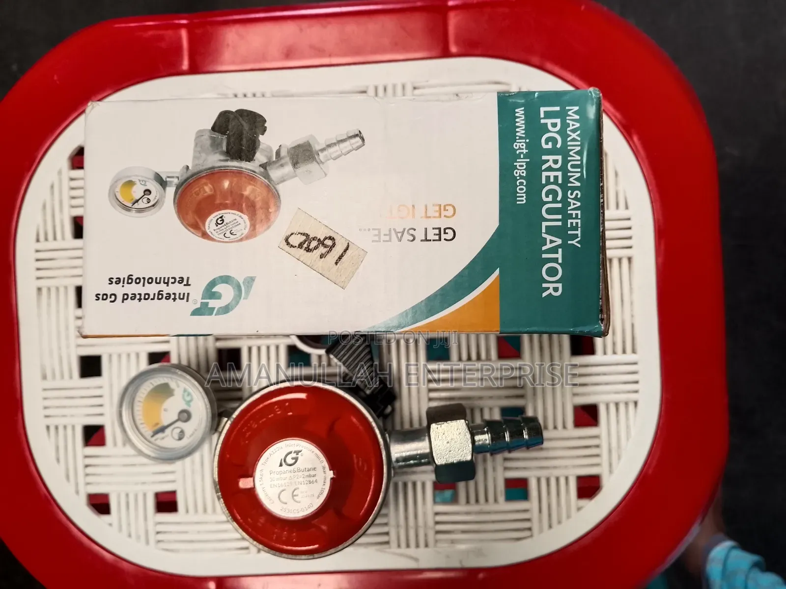 LPG Gas Safety Regulator, Specifically an Igt Auto A122si LPG Gas.