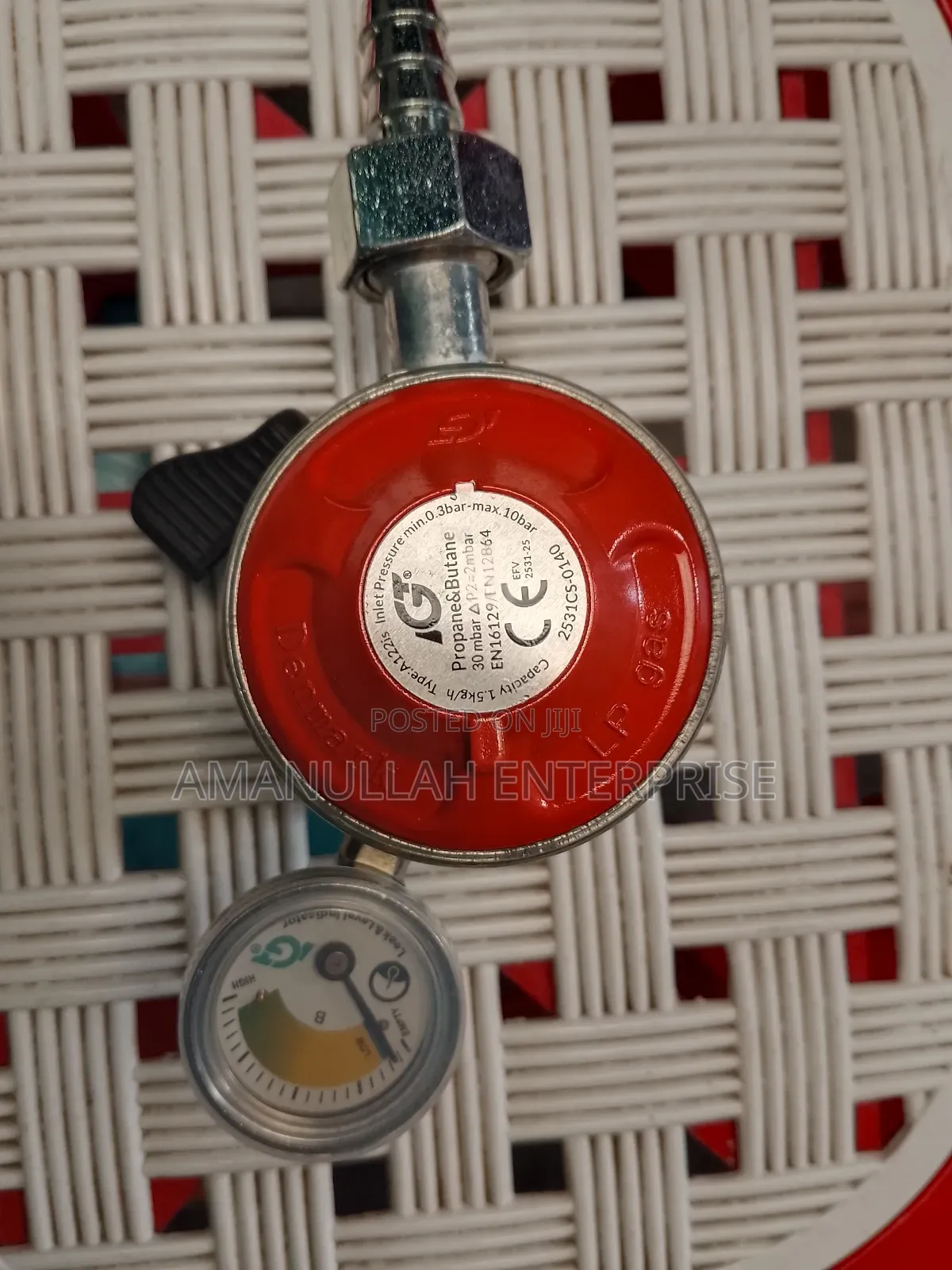 LPG Gas Safety Regulator, Specifically an Igt Auto A122si LPG Gas.