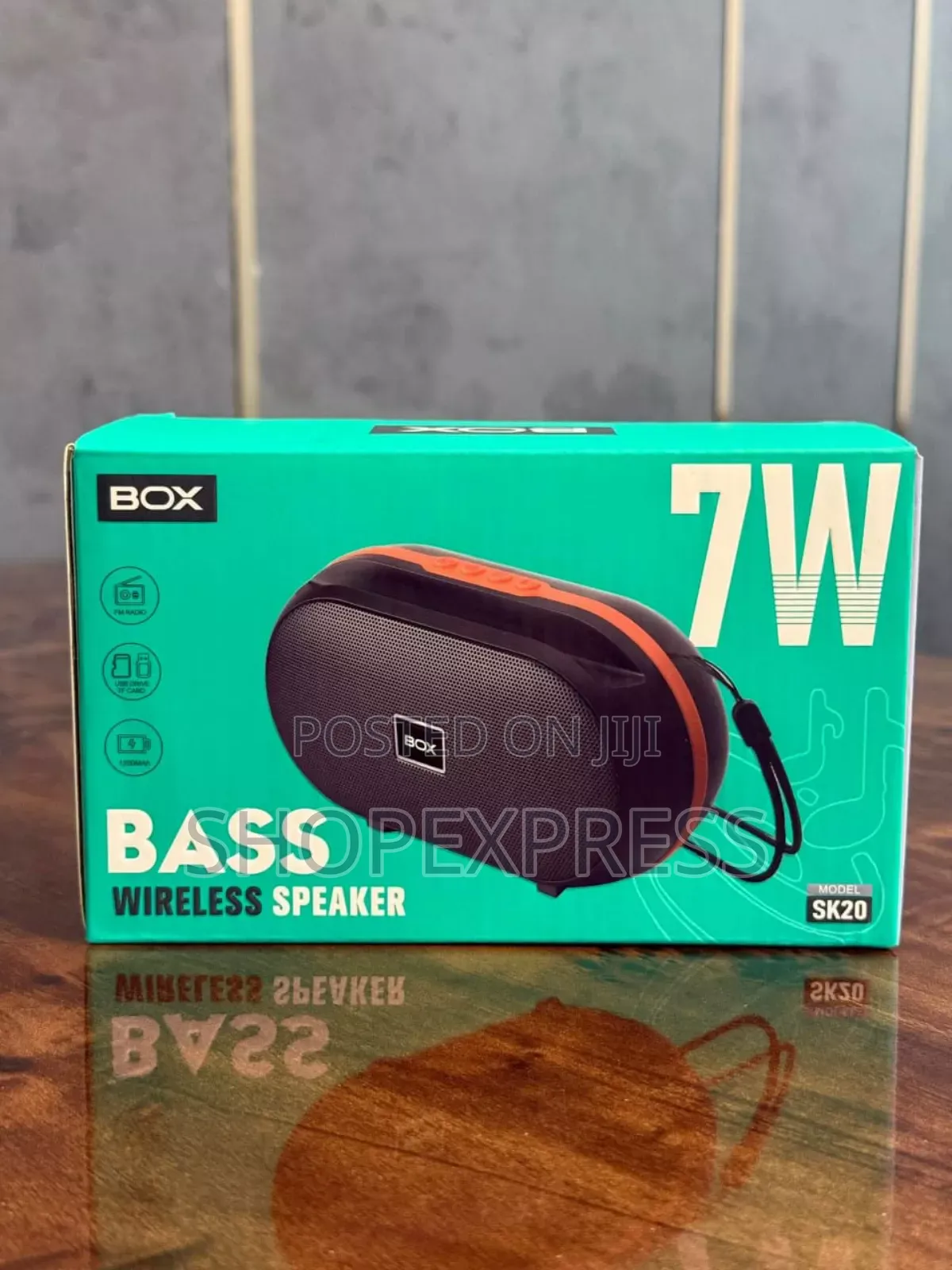 Box Bass Boosted Bluetooth Speaker