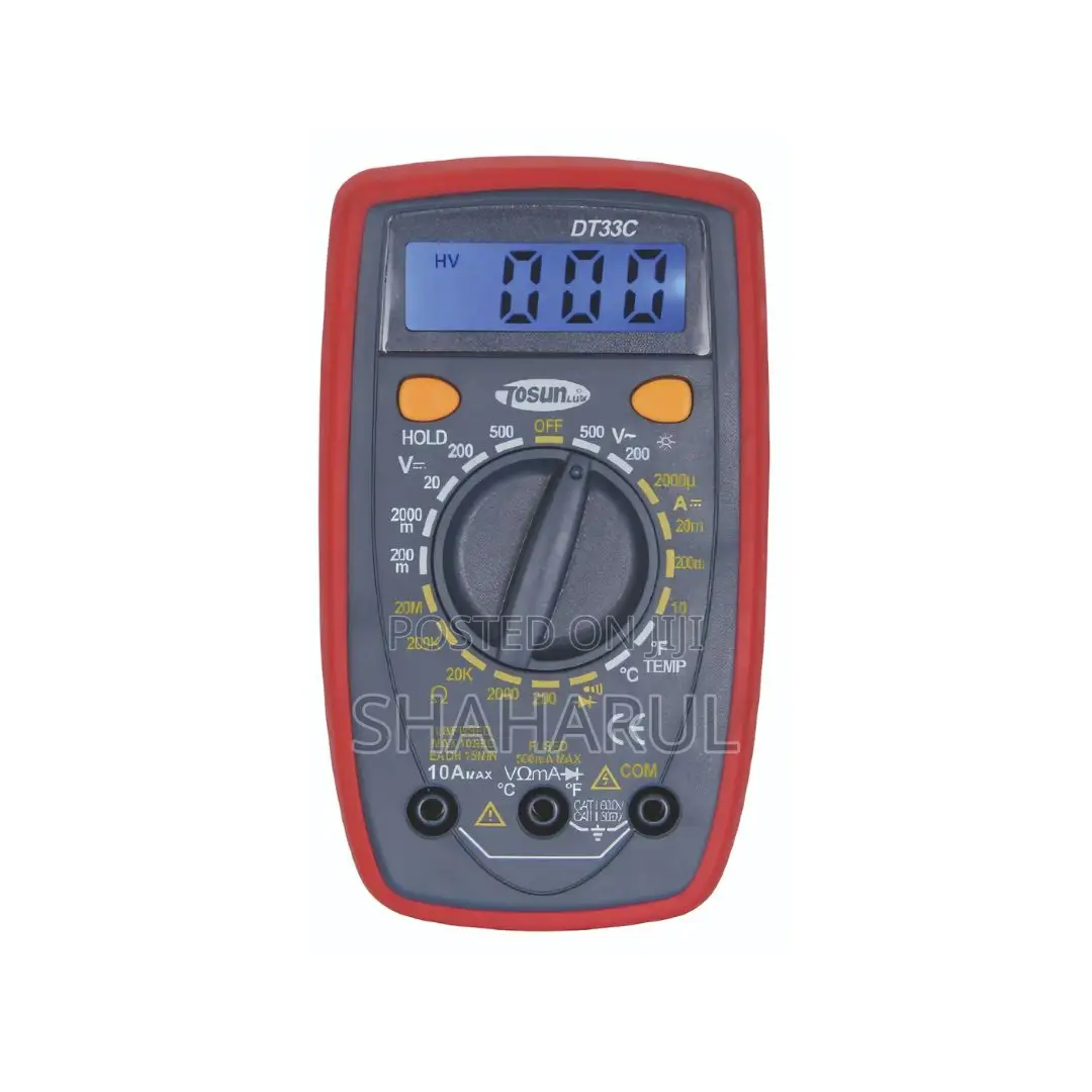 Digital Multimeter Dt33 With Digital Lcd Palm Dt33 Series Multimeter