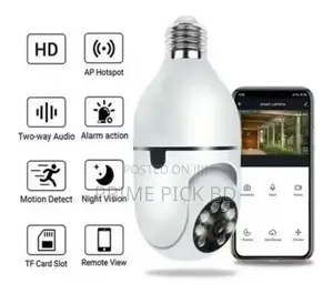 PTZ Bulb Wifi Camera 1mp/2mp