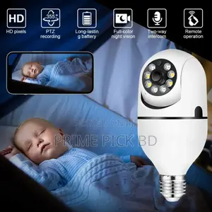 PTZ Bulb Wifi Camera 1mp/2mp