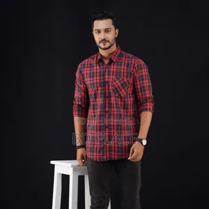 Photo - Cotton Full Sleeve Check Shirt for Men's