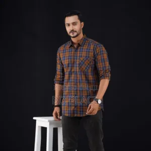 Cotton Full Sleeve Check Shirt for Men's