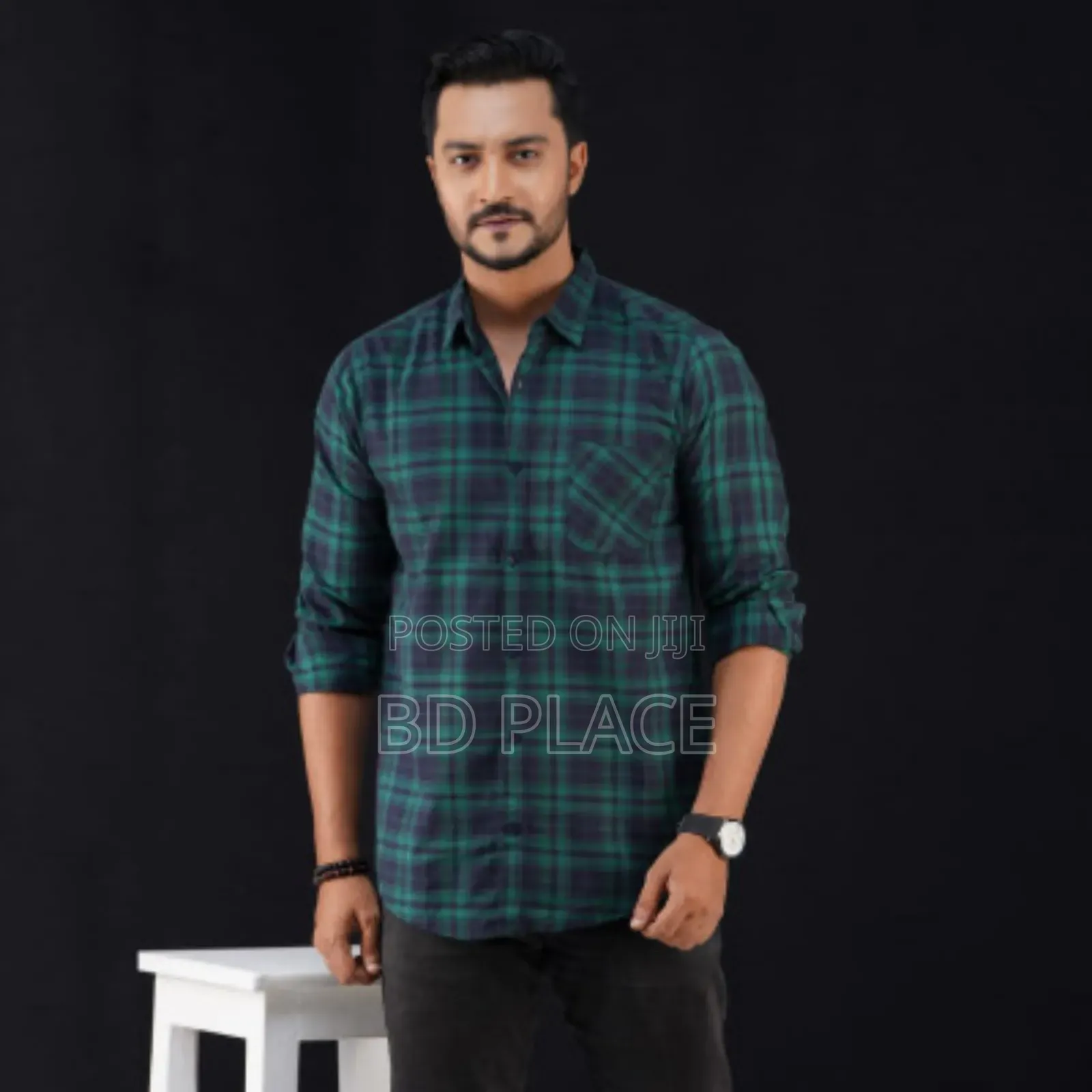 Cotton Full Sleeve Check Shirt for Men's