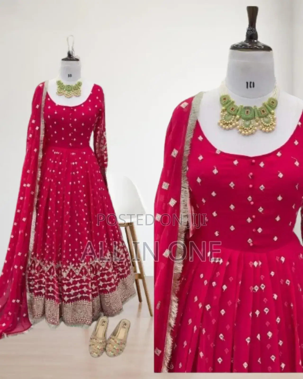 Indian Weightless Georgette Three-Piece HSFC HCVHH