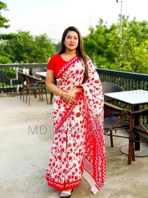 Half Silk Block Print Sharee
হাফসিল্ক ব্লক প্রিন্ট শাড়ী