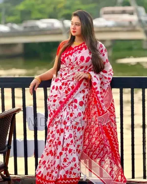 Half Silk Block Print Sharee
হাফসিল্ক ব্লক প্রিন্ট শাড়ী