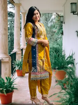 Photo - Georgette Embroidery Four Piece FHH CGH