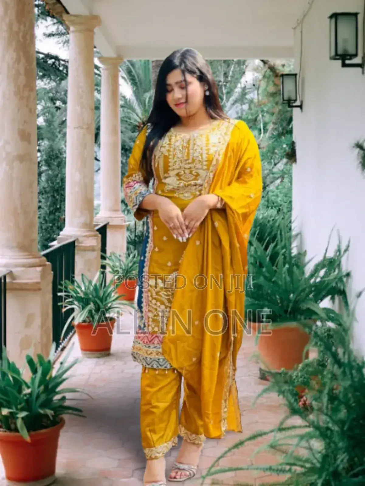 Georgette Embroidery Four Piece FHH CGH