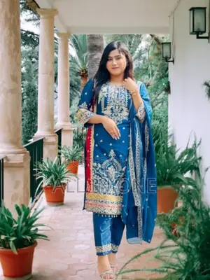 Georgette Embroidery Four Piece FHH CGH