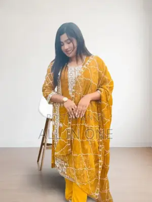 Photo - Georgette Embroidery Four Piece CDDG HFFH GDBH