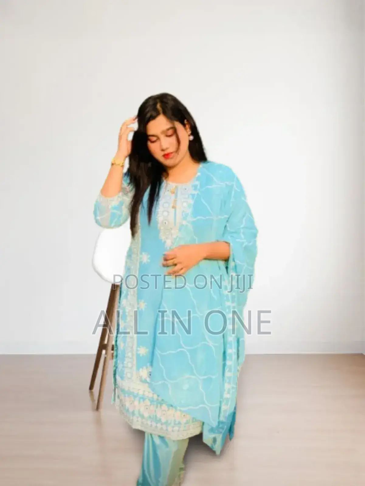 Georgette Embroidery Four Piece CDDG HFFH GDBH