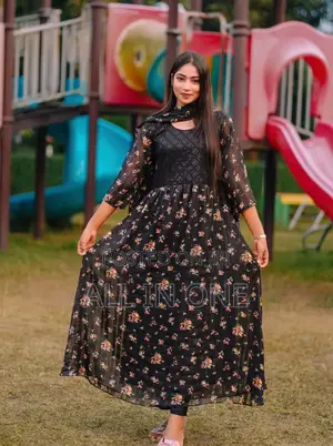 Photo - China Georgette Gown Three Piece DGGF JXGVV CGVBJ