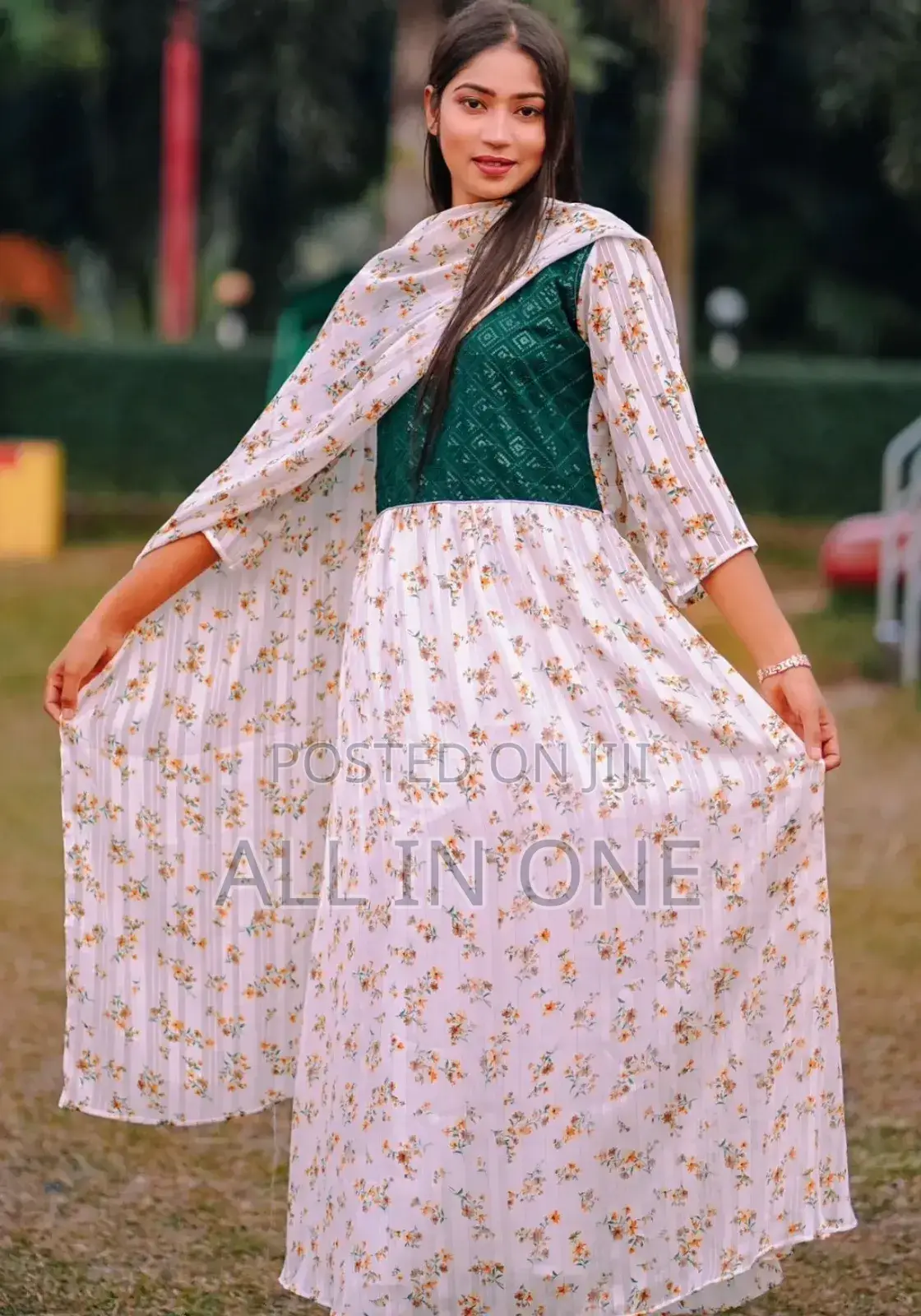 China Georgette Gown Three Piece DGGF JXGVV CGVBJ