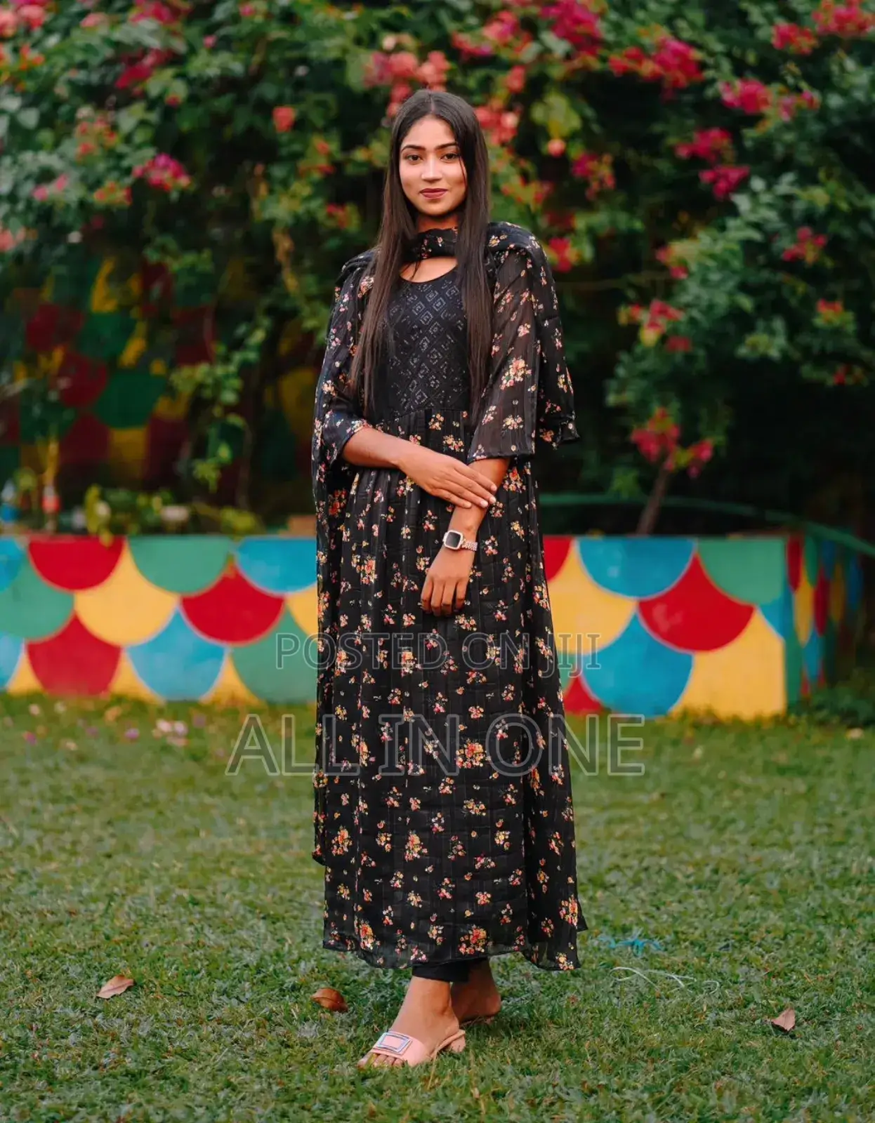 China Georgette Gown Three Piece DGGF JXGVV CGVBJ