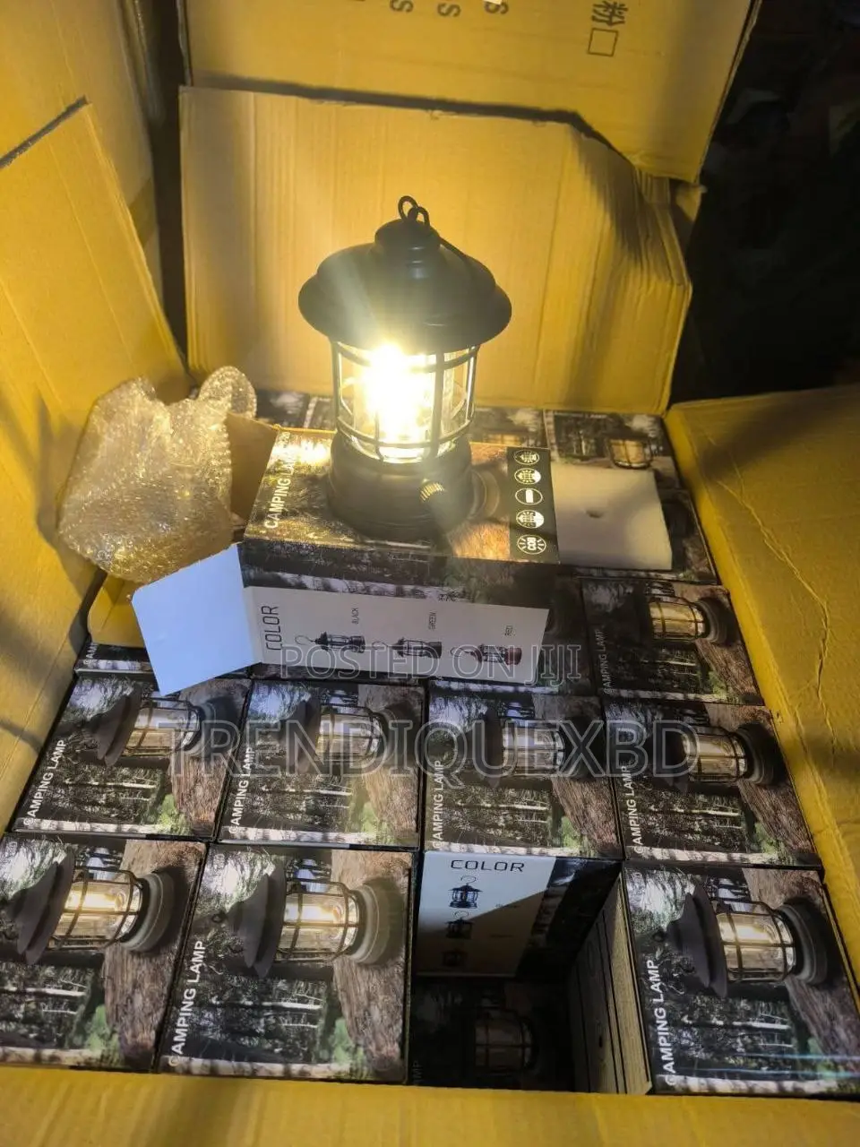 Vintage Handheld Camping Lamp – Retro Led Lantern With Stepless Dimmin