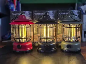 Vintage Handheld Camping Lamp – Retro Led Lantern With Stepless Dimmin