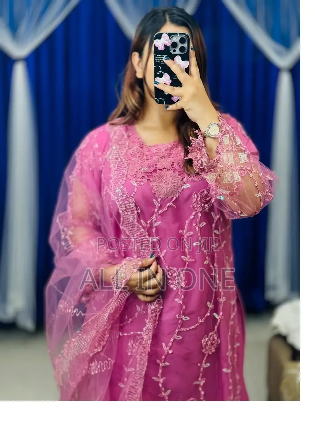 Pakistani Soft Net Sequence Three Piece Tryhtr HBR