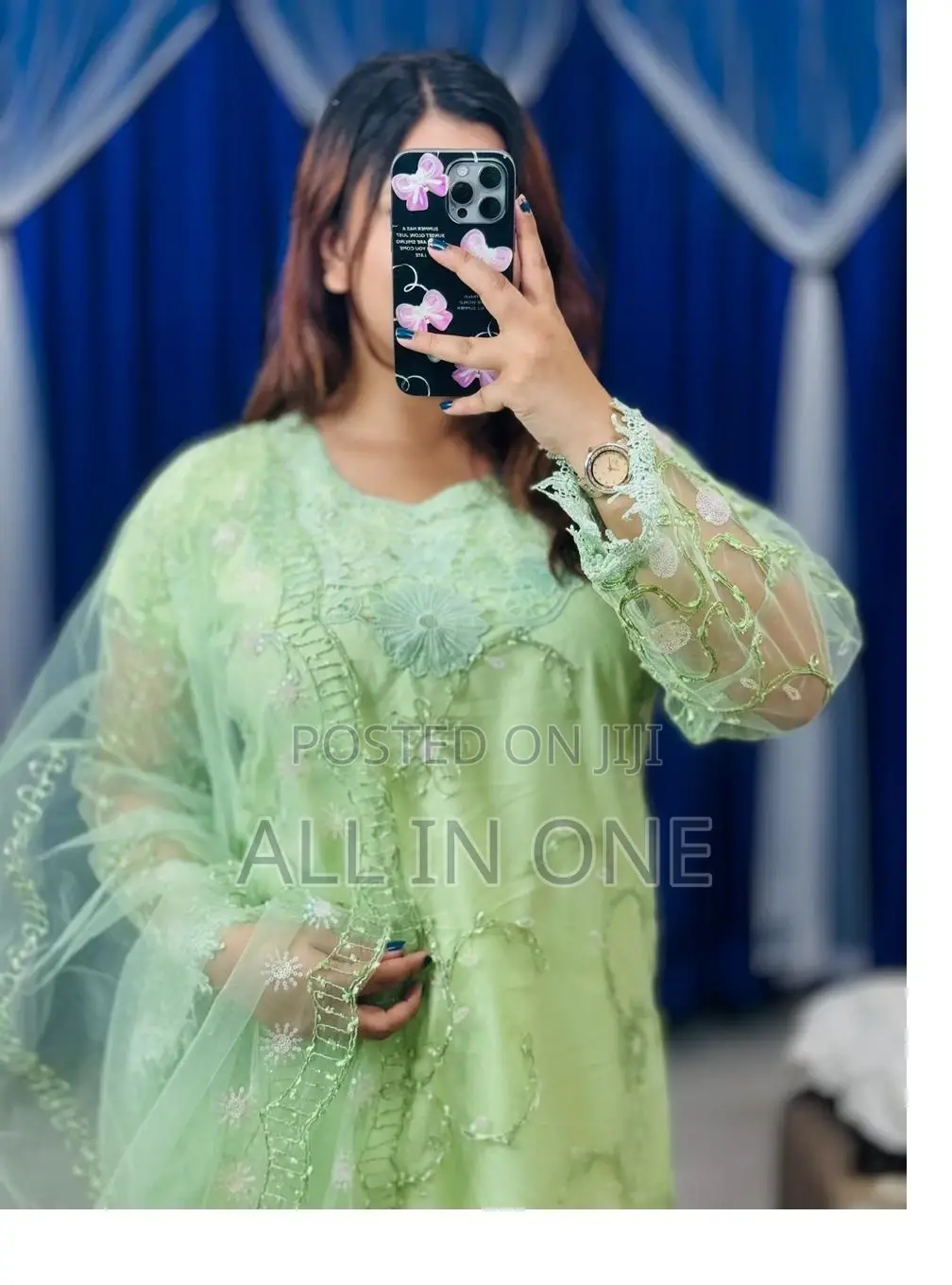 Pakistani Soft Net Sequence Three Piece Tryhtr HBR