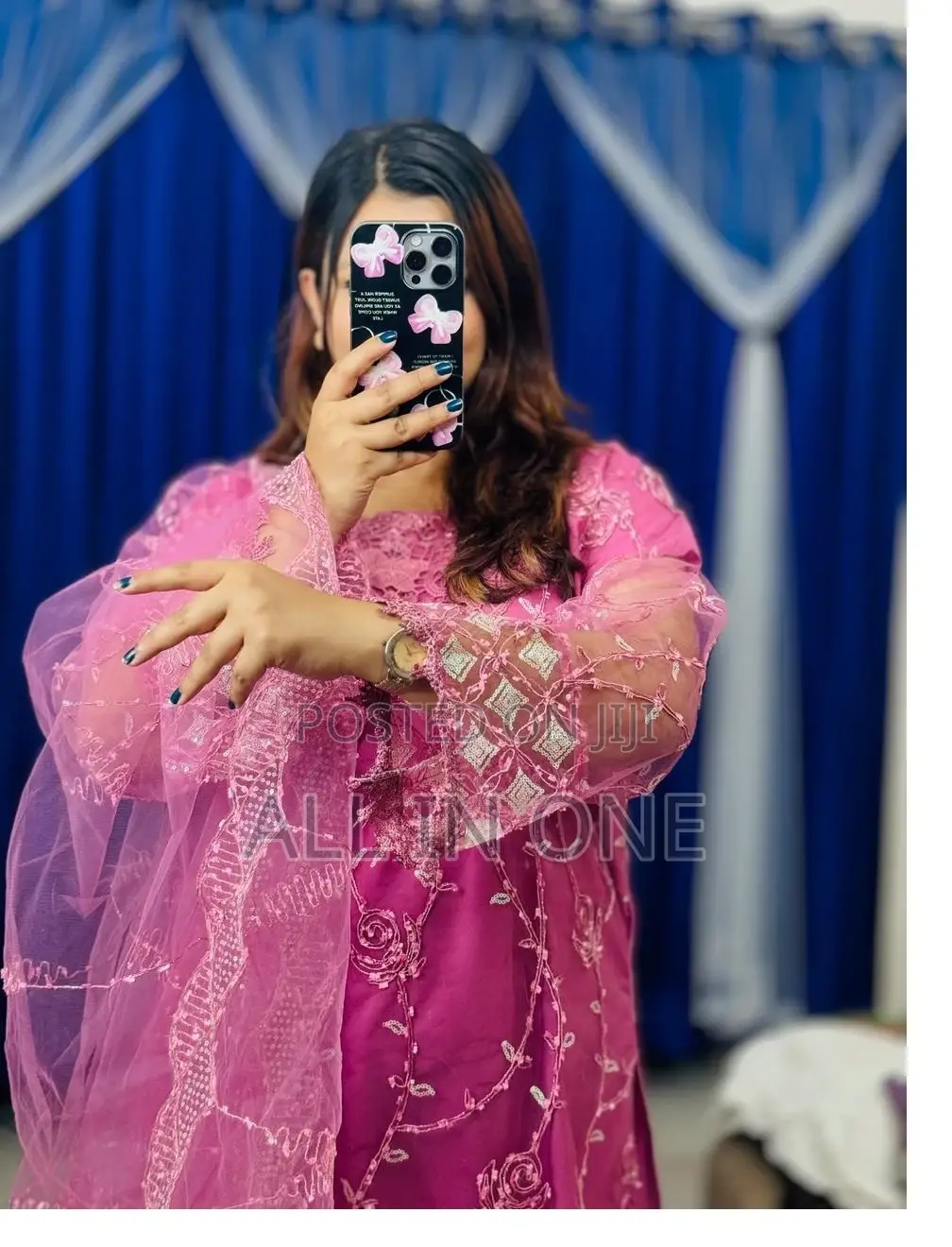 Pakistani Soft Net Sequence Three Piece Tryhtr HBR