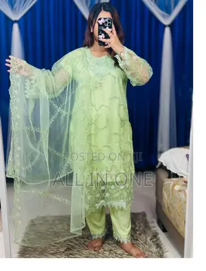 Pakistani Soft Net Sequence Three Piece Tryhtr HBR