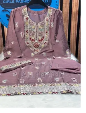 Photo - Indian Chinon Georgette Three Piece BBBDFVFDS