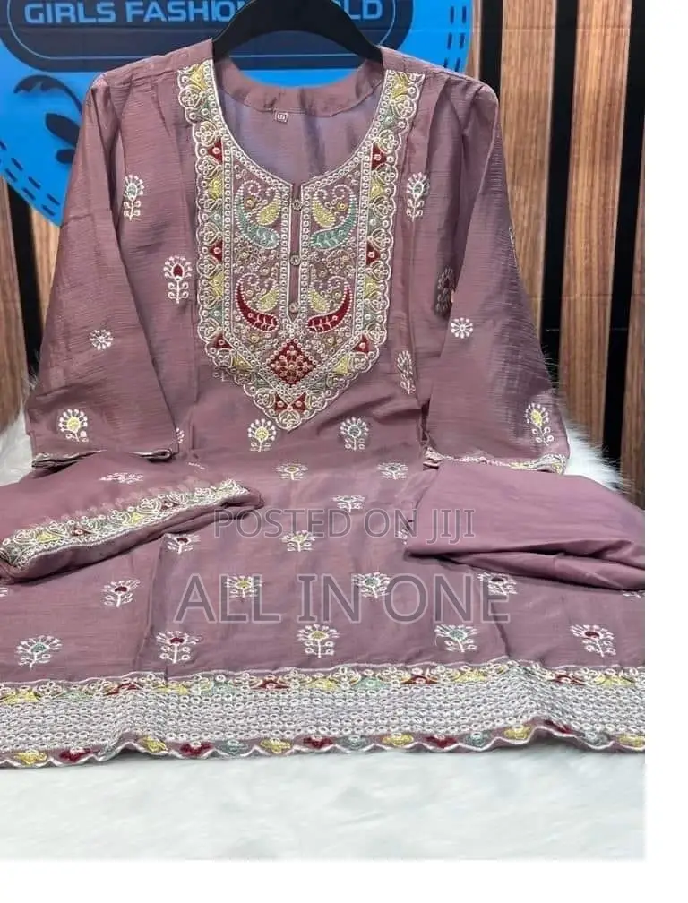 Indian Chinon Georgette Three Piece BBBDFVFDS