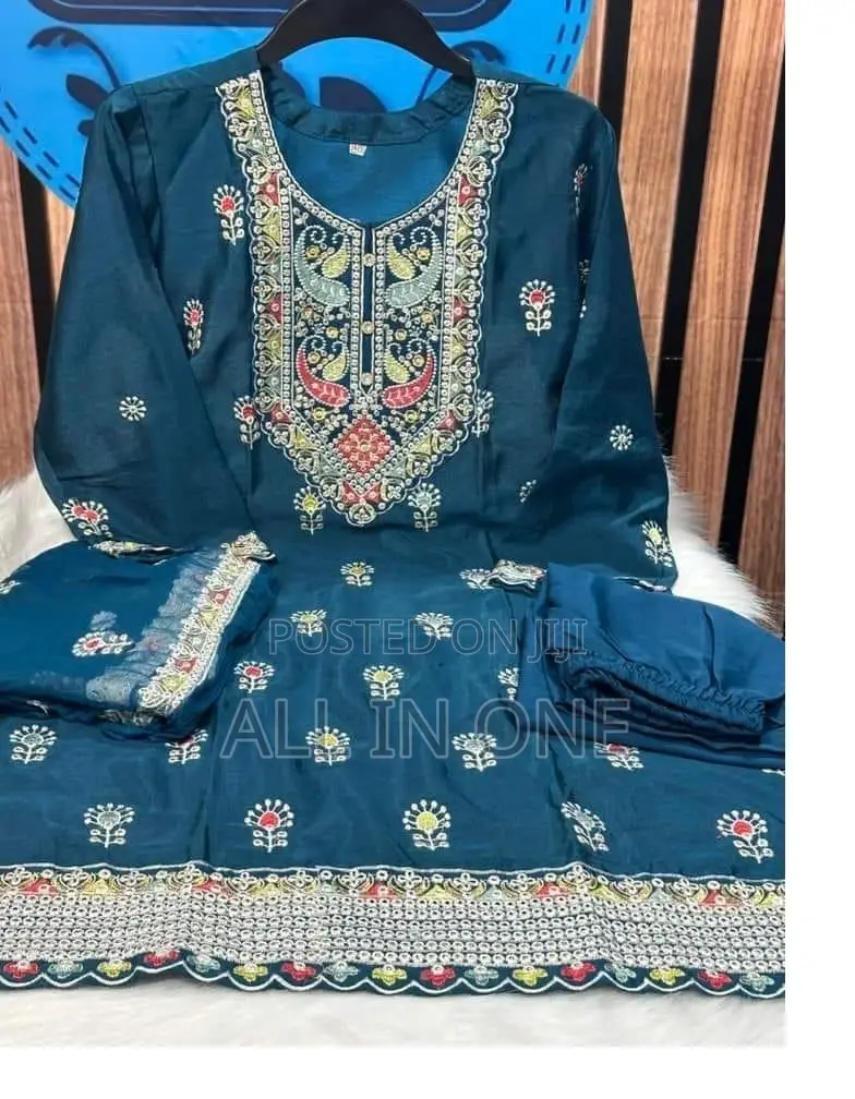 Indian Chinon Georgette Three Piece BBBDFVFDS