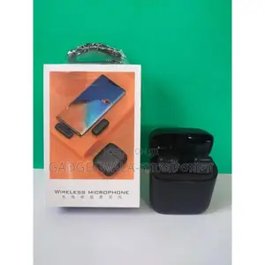 Dk11 Dual Wireless Microphone With Charging Case