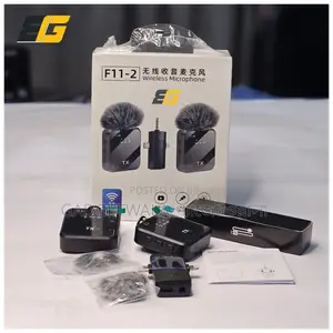 Photo - F11 2:1 Wireless Microphone for iPhone , Android and Camera