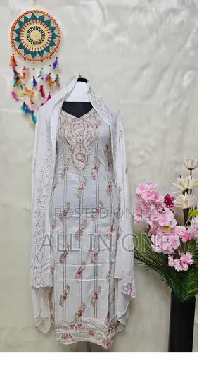 পিওর কটন এমব্রয়ডারি থ্রী পিস GVDR