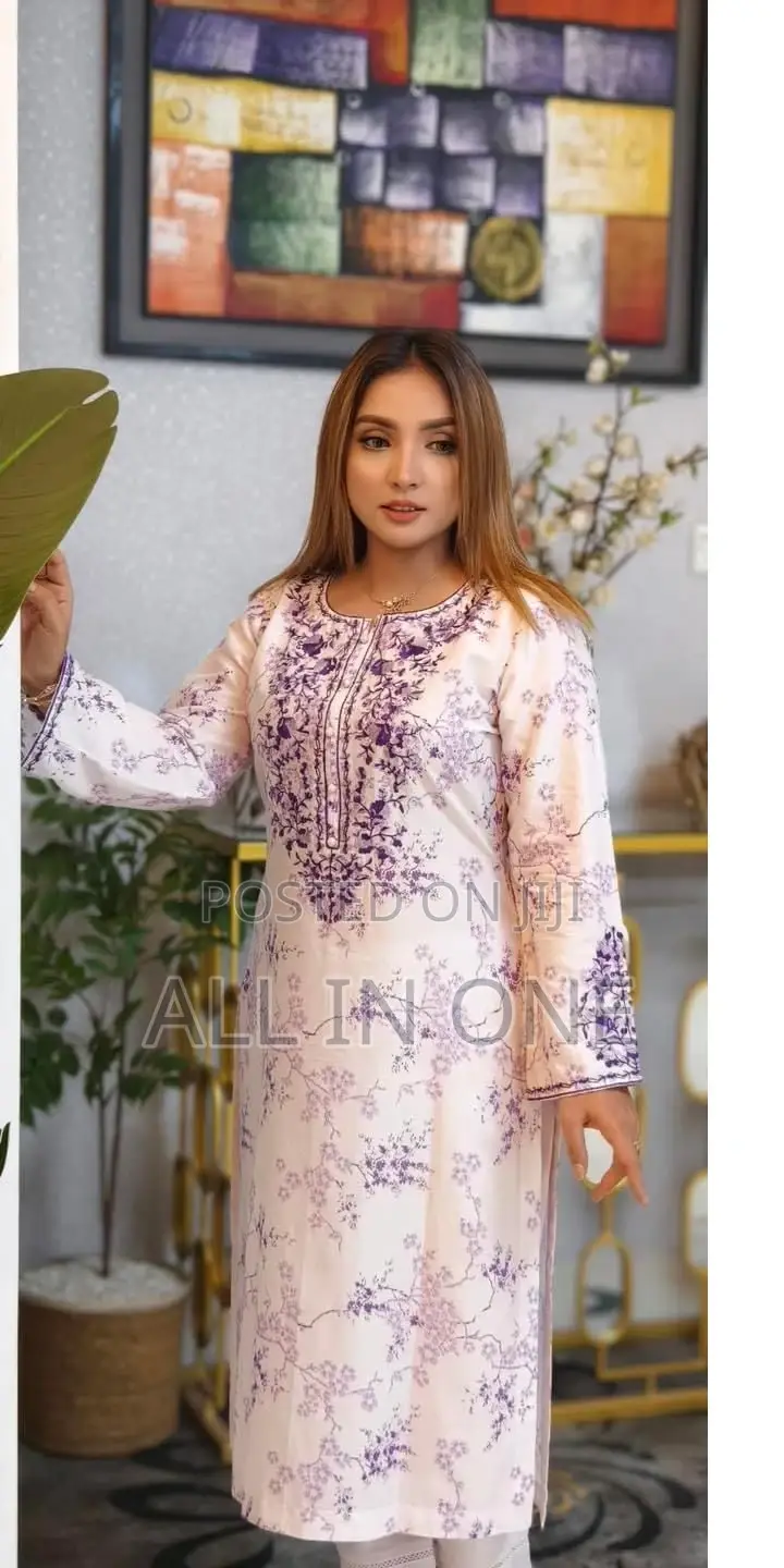 Cotton Printed Three Piece Yhgtr GFHBTFD