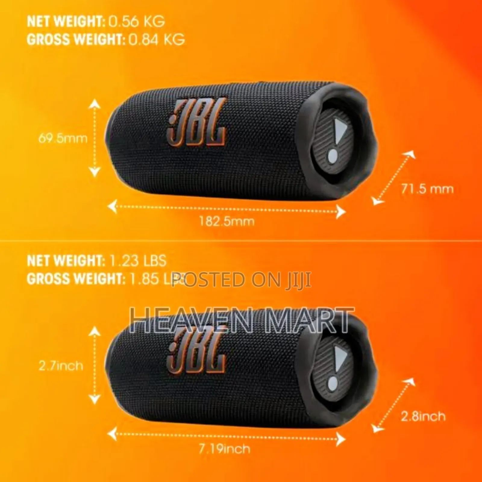 Jbl Flip 7+ Portable Bluetooth Speaker