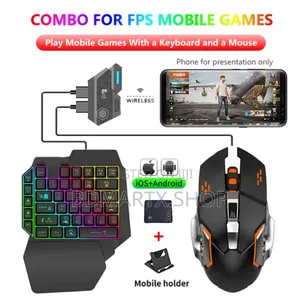 5 in 1 Mobile Game Combo Pack ( Phone Mouse Keyboard)