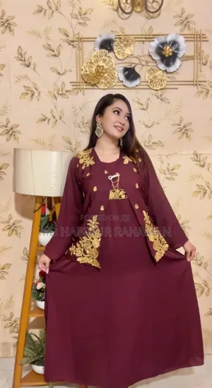 Georgette Long Koti Gown