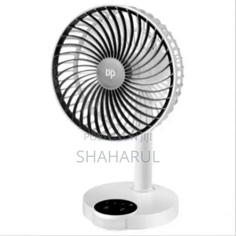 Dp 7626 (Rechargeable Portable Usb Fan With Led Light)