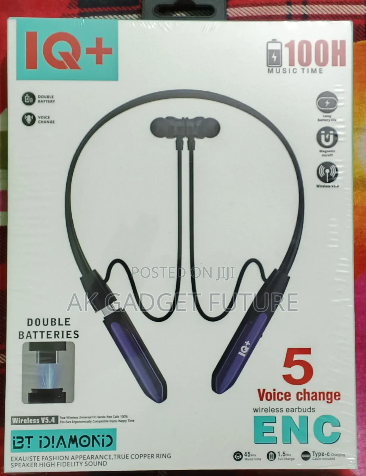 Iq+ Bt Diamond Wireless Neckband