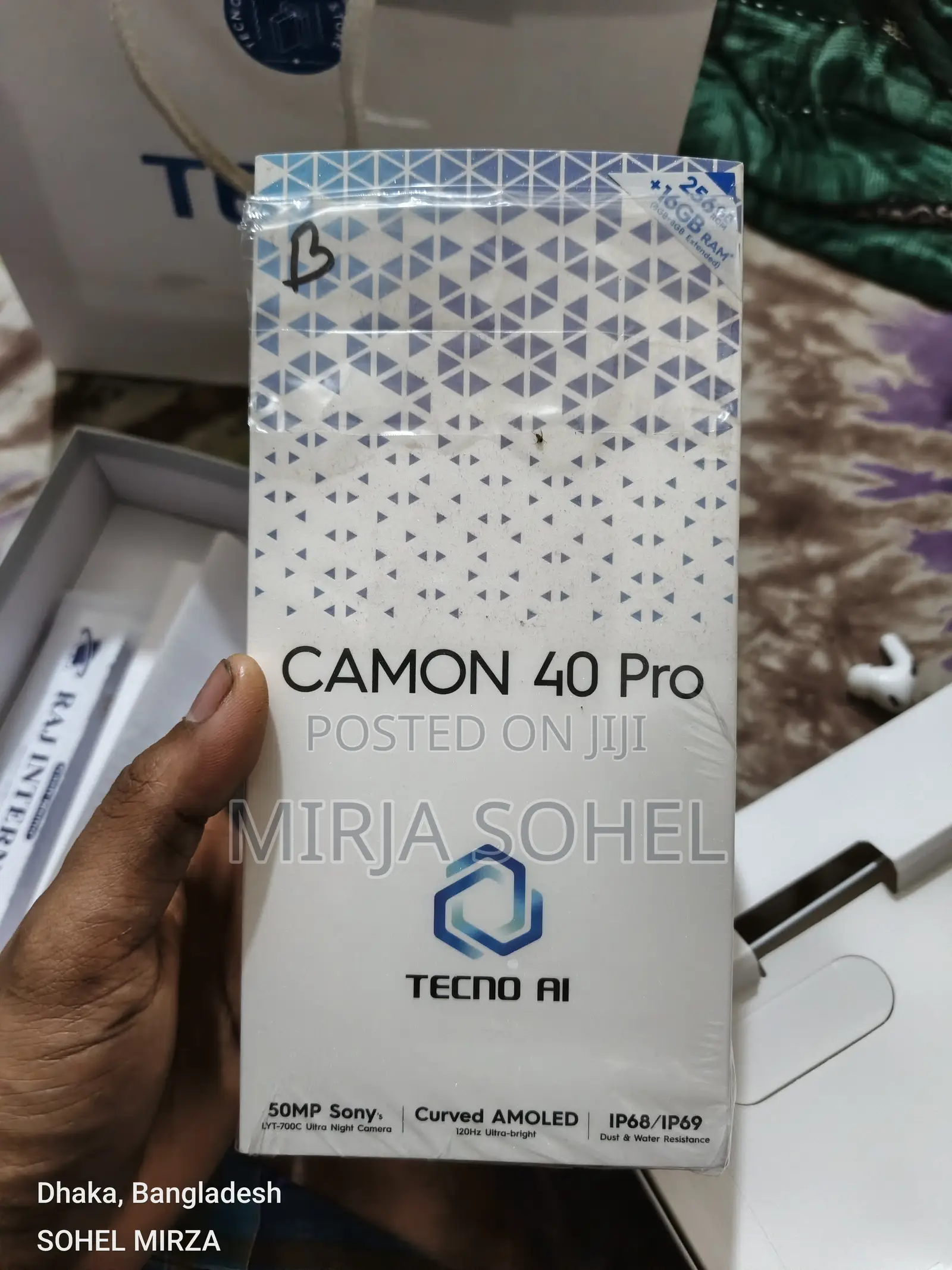 New Tecno Camon 40 Pro 256 GB Black