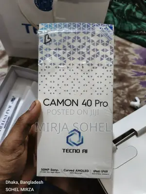 New Tecno Camon 40 Pro 256 GB Black