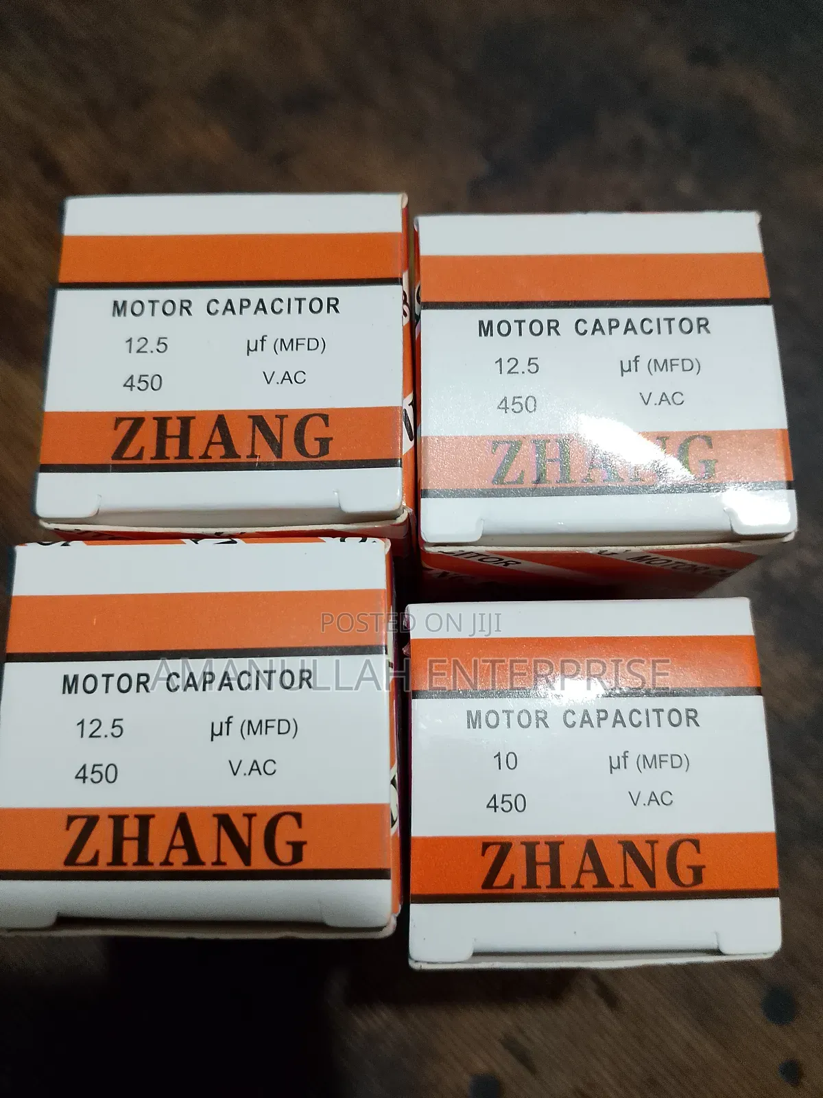 Motor Capacitor 12.5μf ±5%, 450v