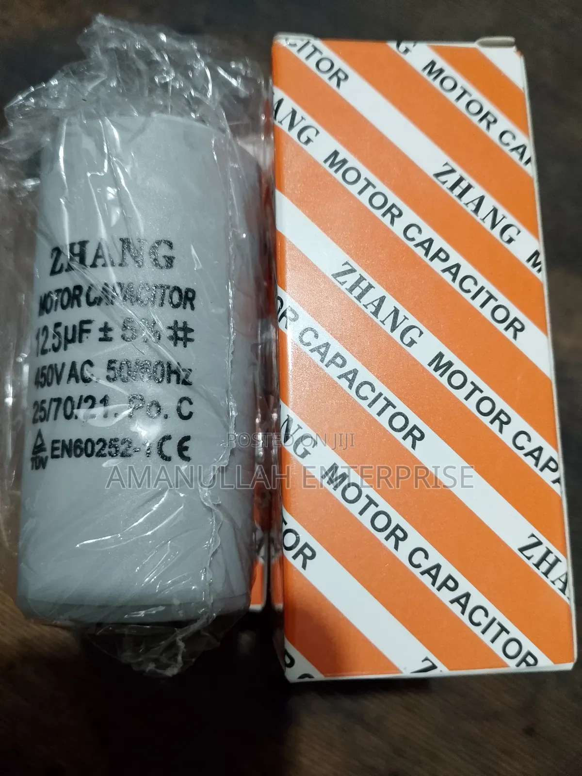 Motor Capacitor 12.5μf ±5%, 450v