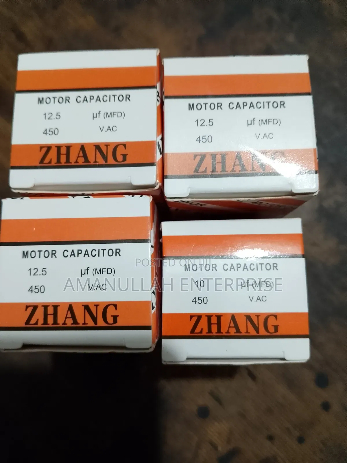 Motor Capacitor 12.5μf ±5%, 450v