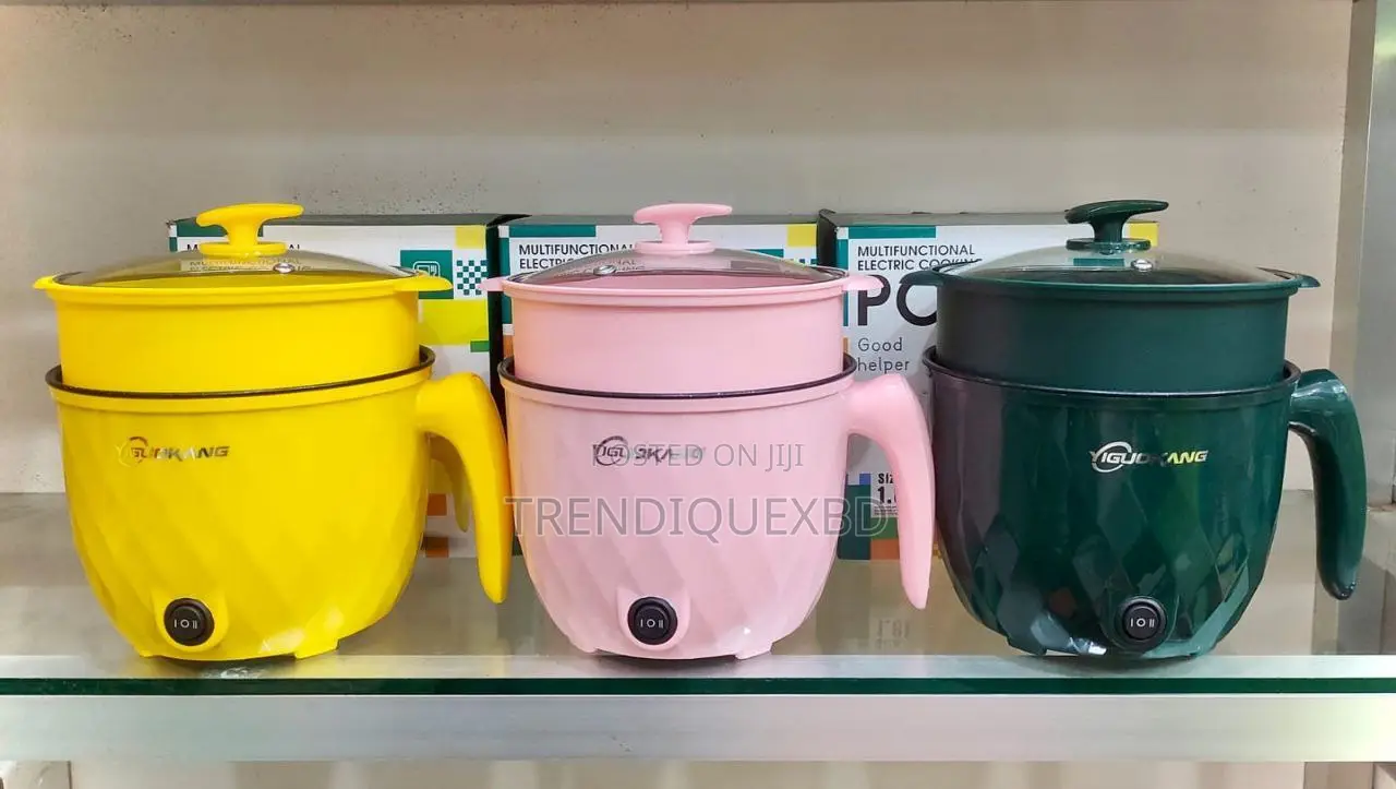 Multifunctional Electric Cooker 1.8l – Non-Stick, Portable Stylish D